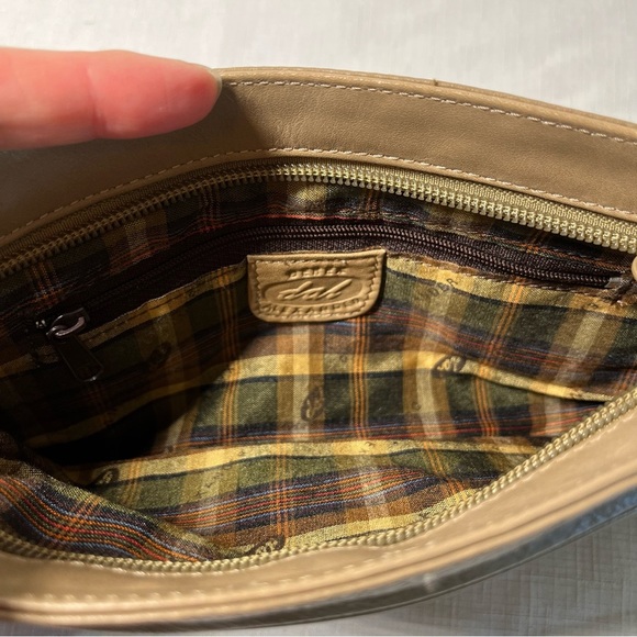 DEREK ALEXANDER DAL Tan Leather Crossbody Bag - Picture 9 of 10